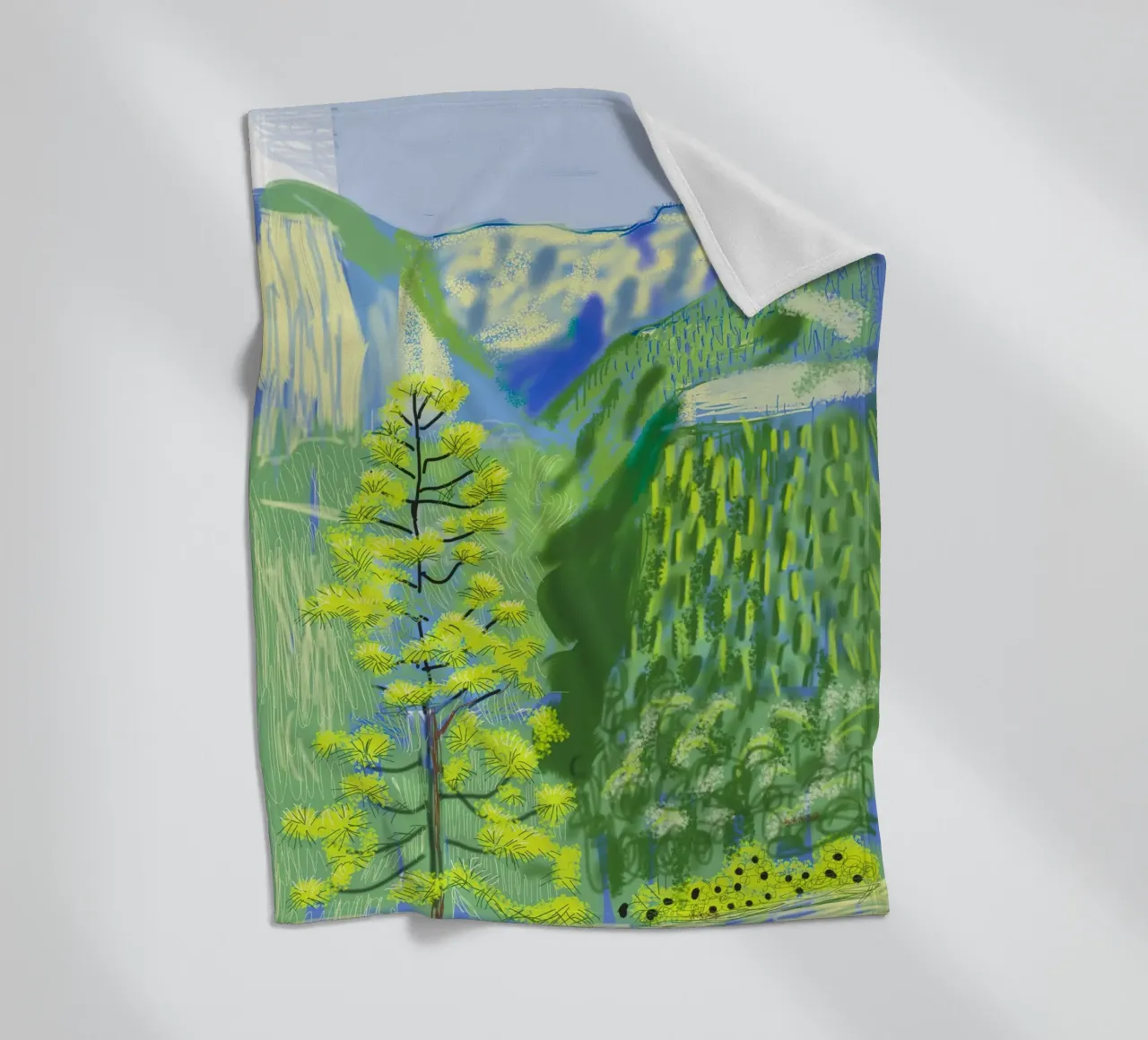 suite montagne yosemite coperta in pile da khanrosie