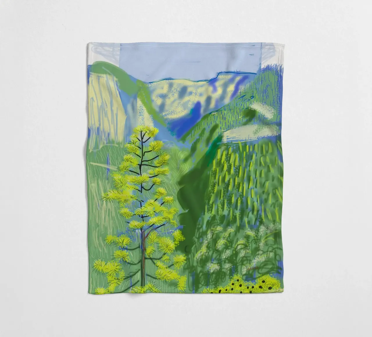 suite montagne yosemite coperta in pile da khanrosie