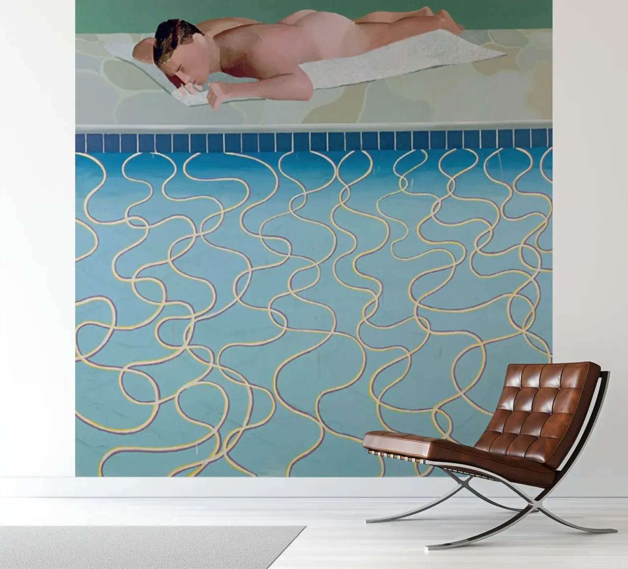 Figure Sunbather, 1966 photo wallpaper by khanrosie