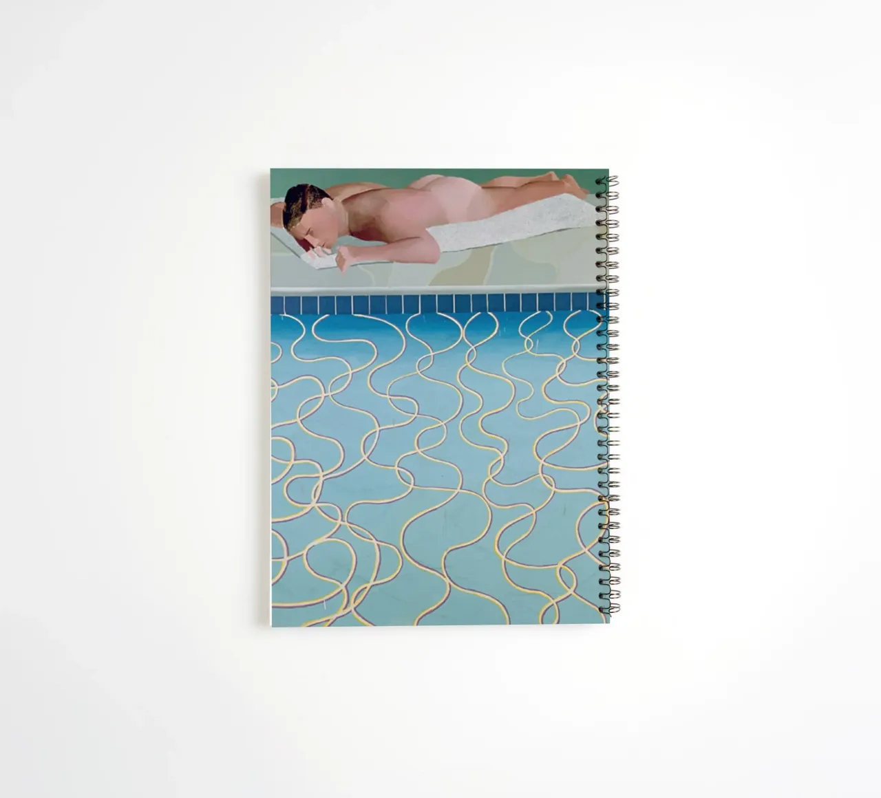 Figure Sunbather, 1966 spiral notebook by khanrosie