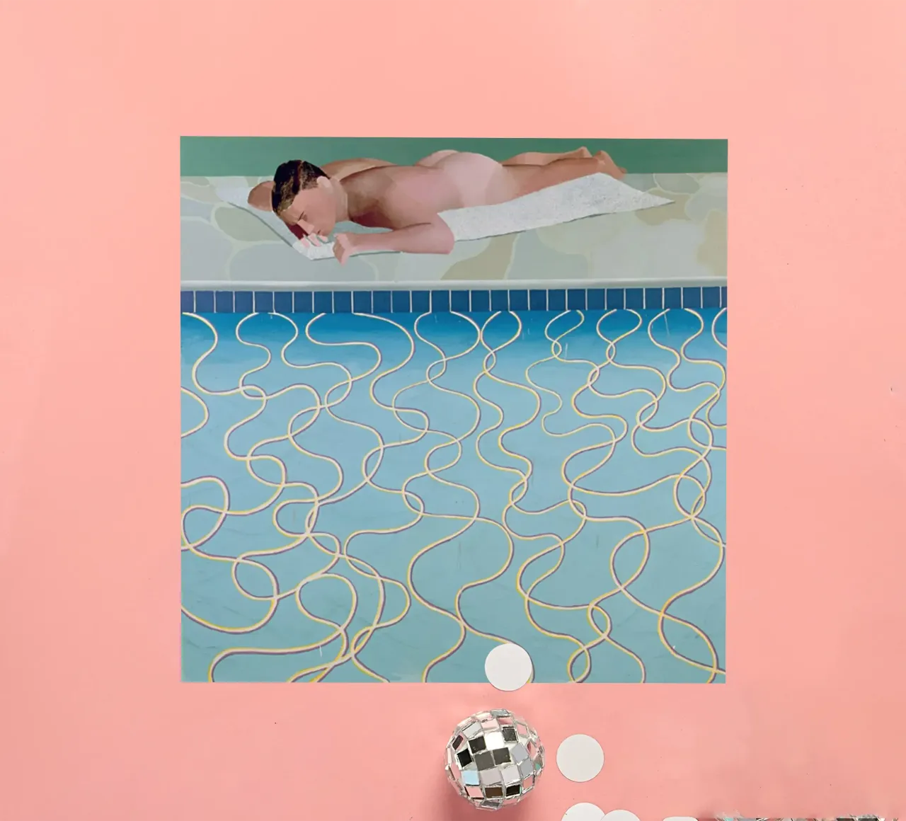 Figure Sunbather, 1966 sticker by khanrosie