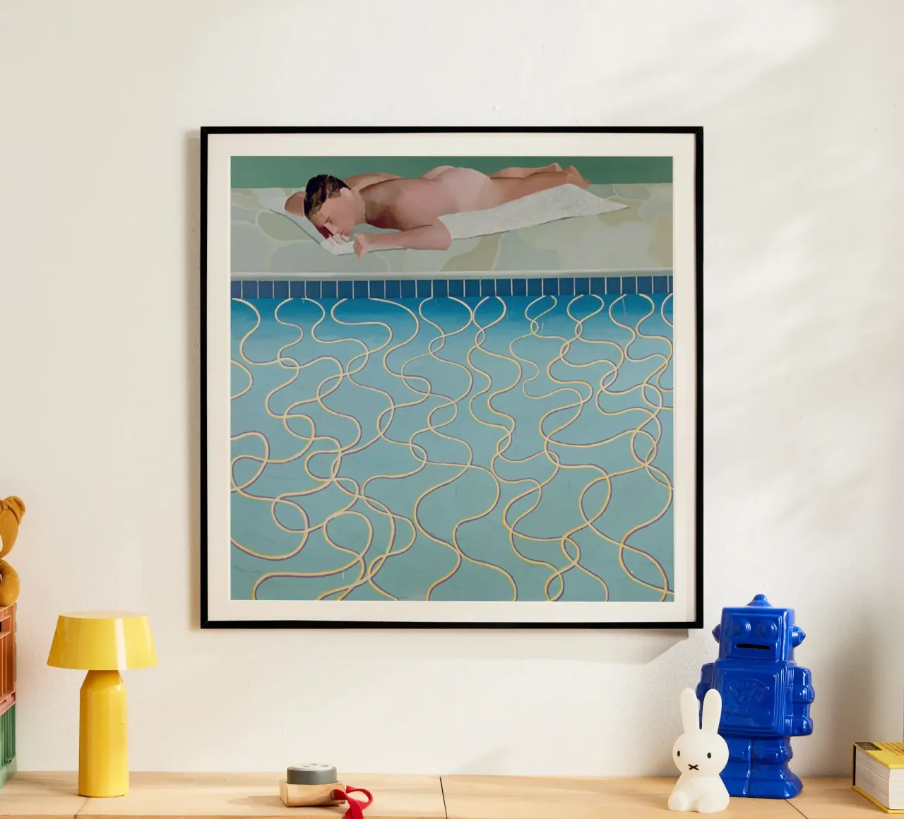 Figuur Zonnebader, 1966 hahnemühle van khanrosie