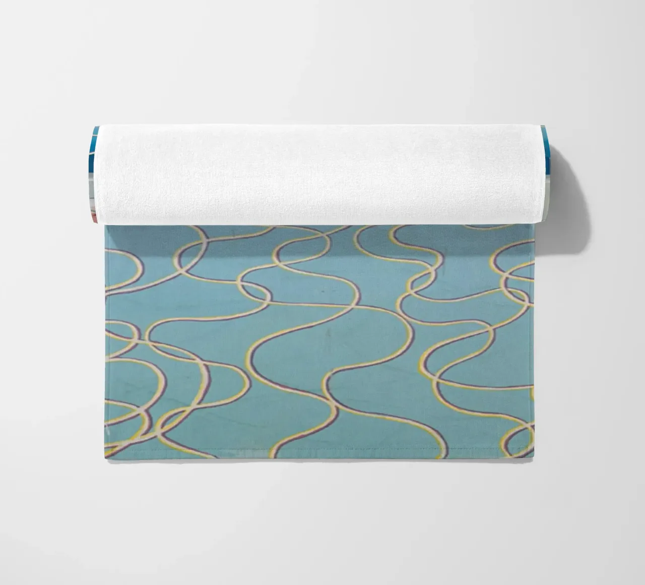 Figure Sunbather, 1966 beach towel by khanrosie