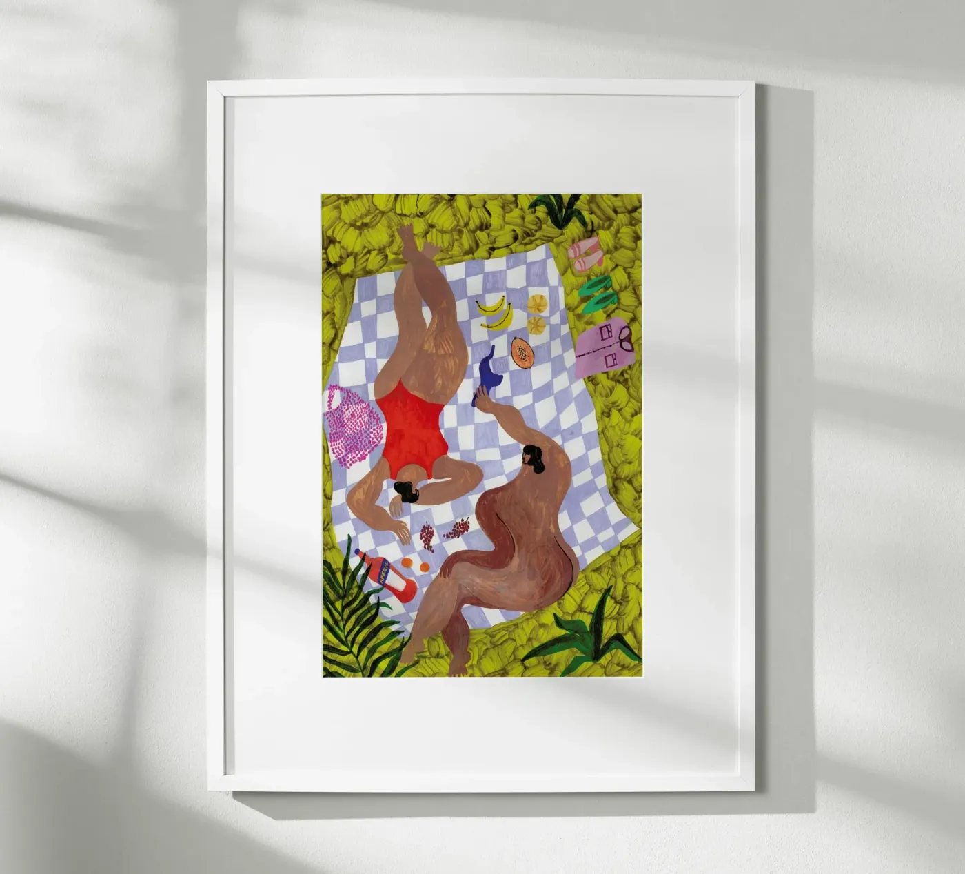Picnic poster by Nudes and Croissants