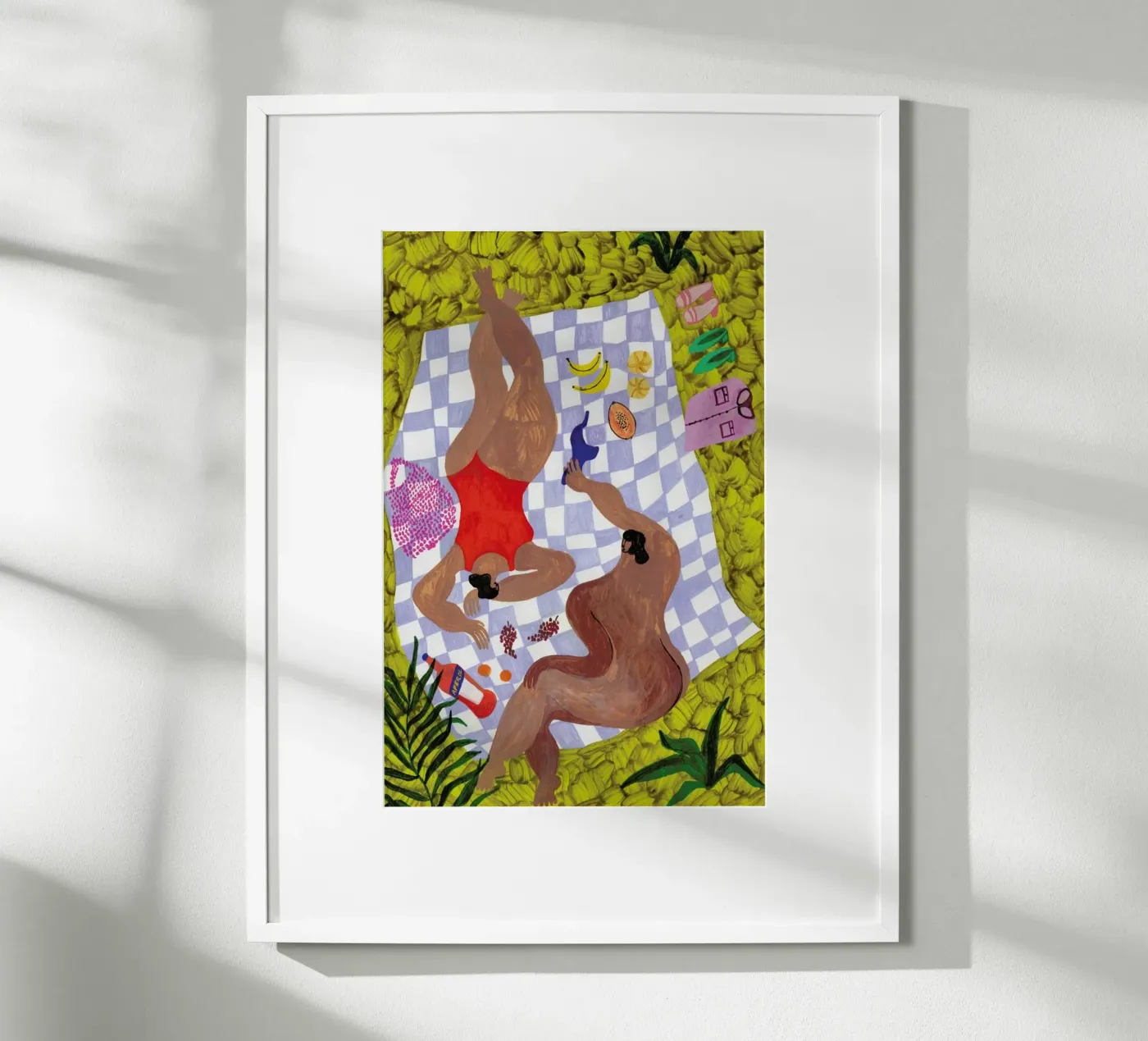 Picnic poster da Nudes and Croissants