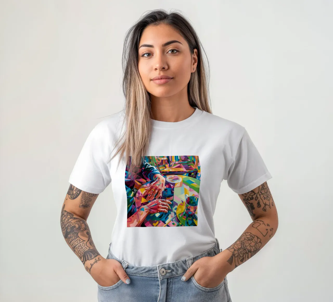 Handen van de Schepping t-shirt van Ebony Carpenter