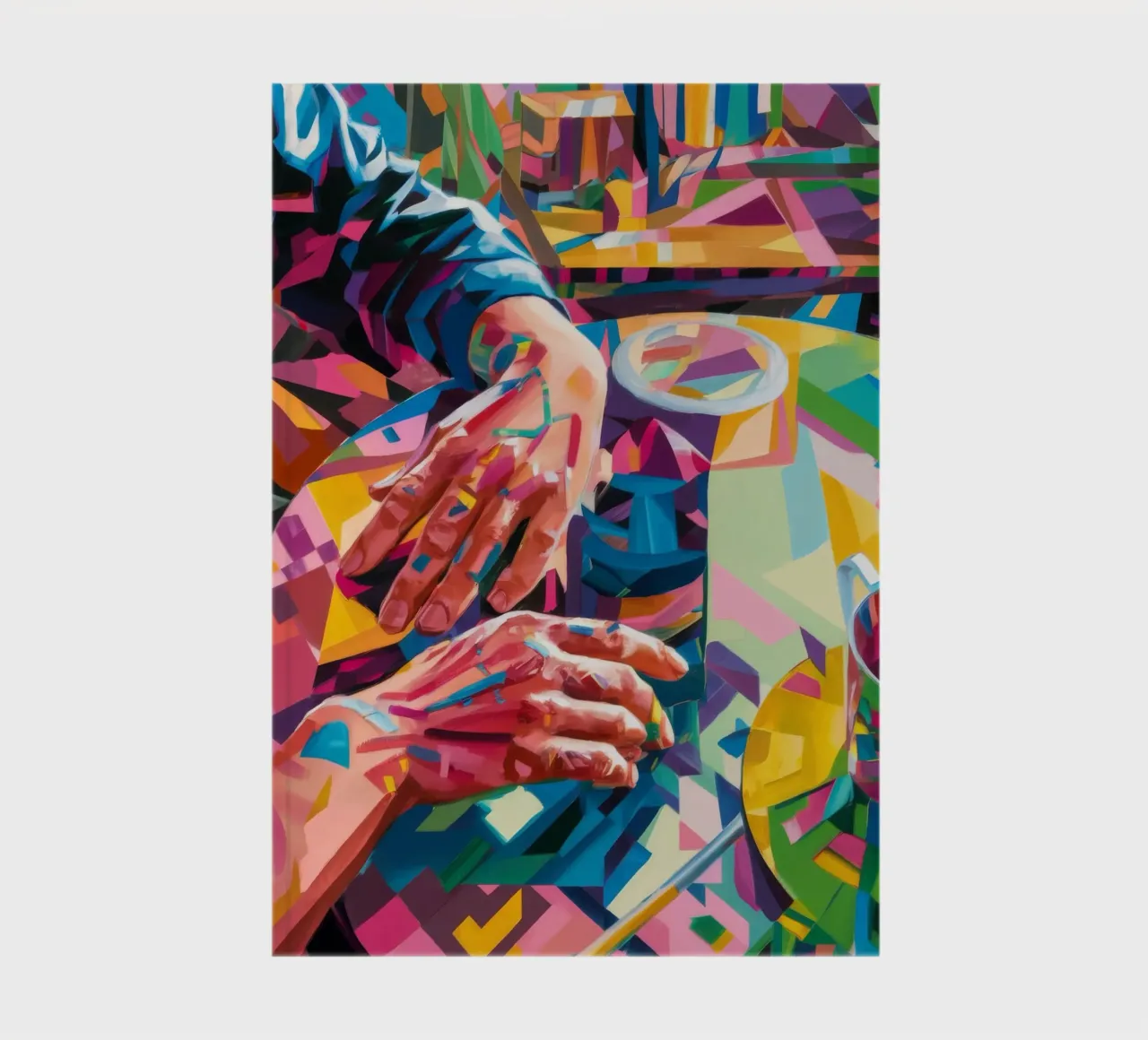 Hands of Creation notebook by Ebony Carpenter