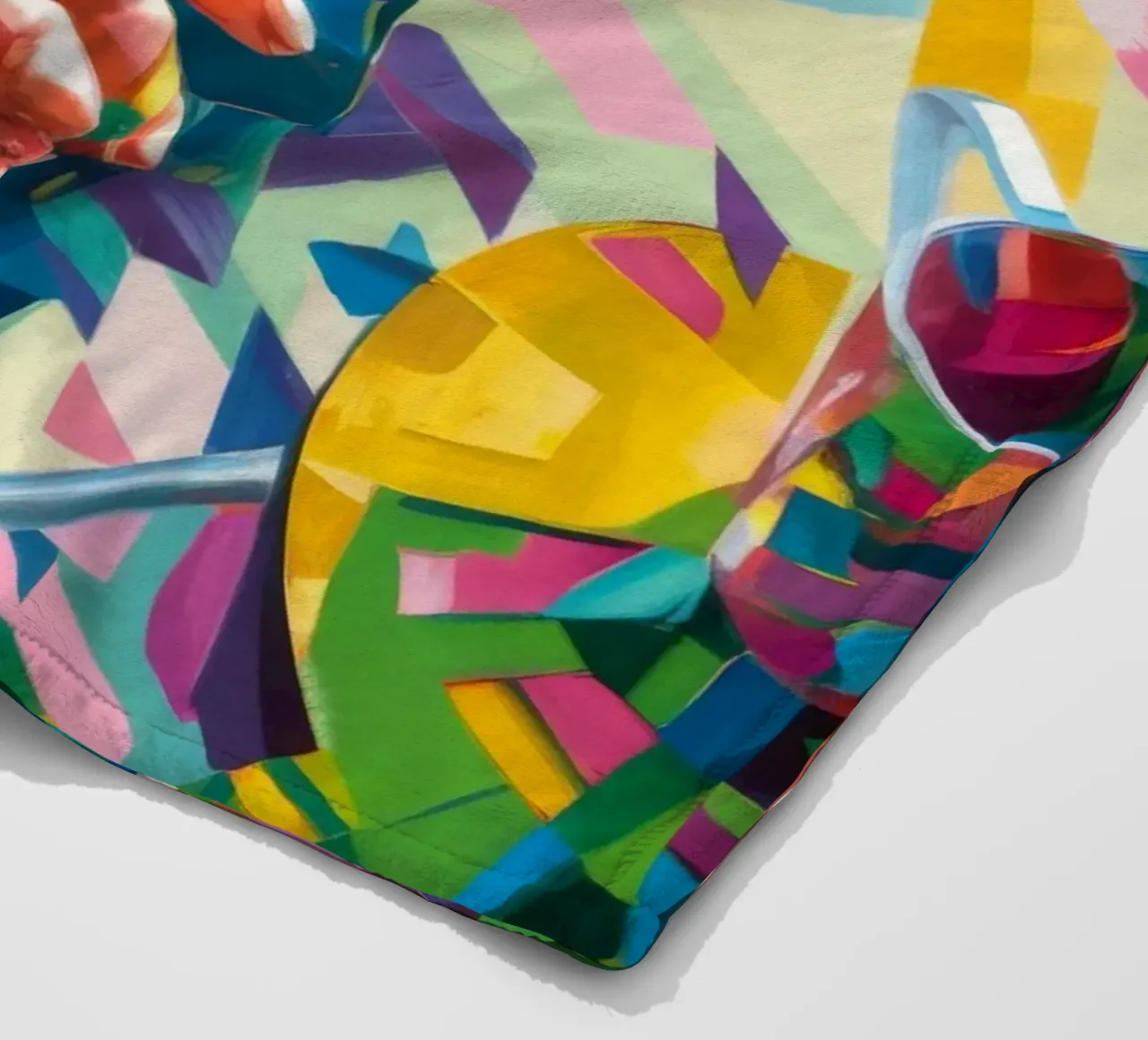 Hands of Creation fleece blanket by Ebony Carpenter