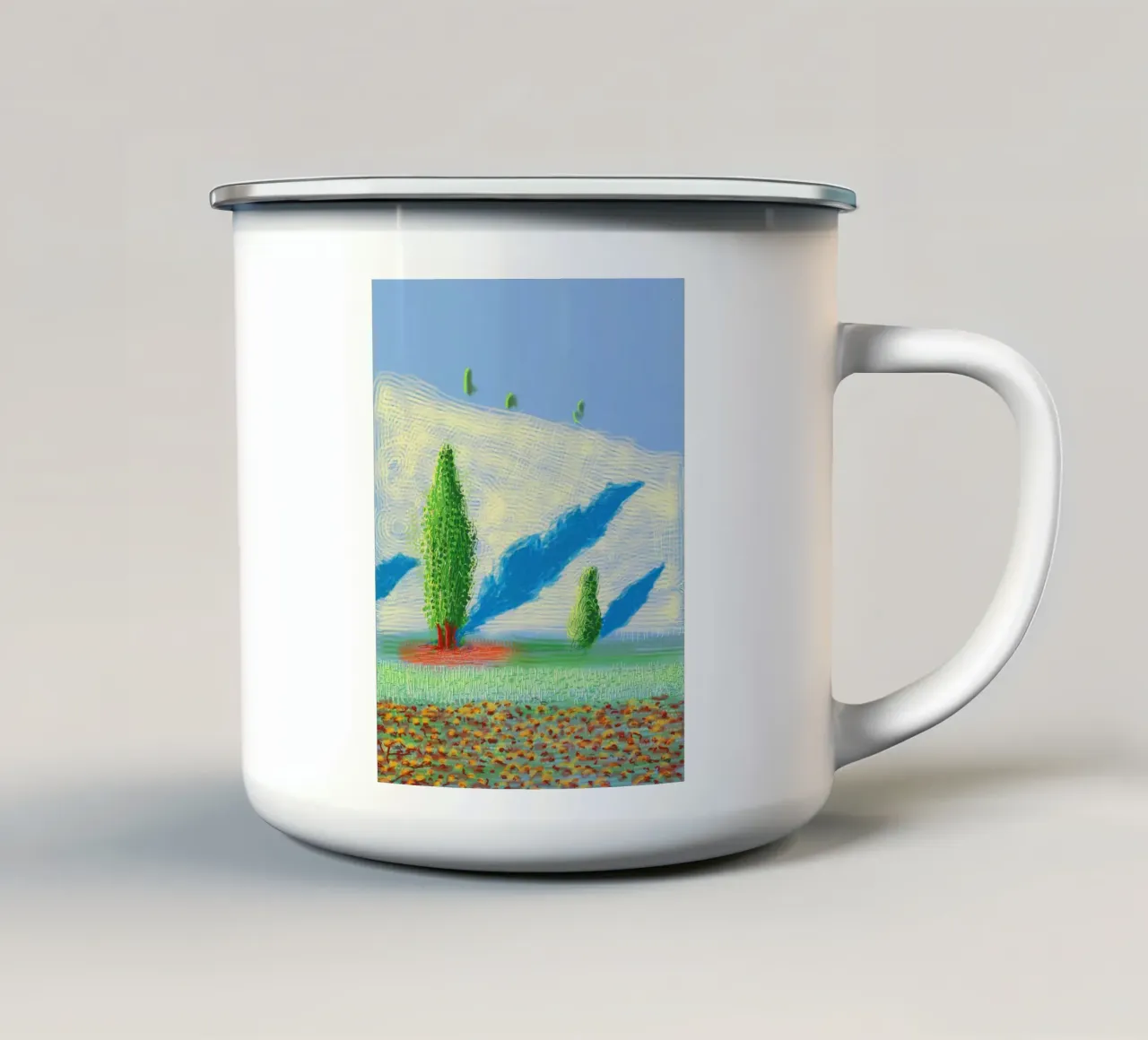 Senza titolo #10 da The Yosemite Suite tazza in smalto da khanrosie