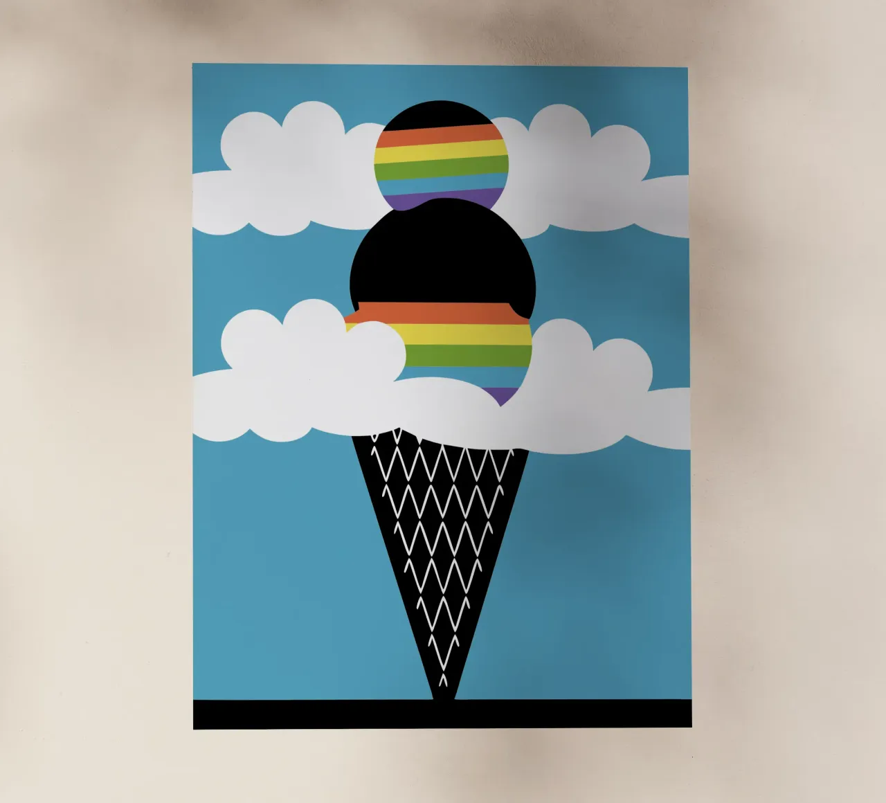 Gelato arcobaleno pellicola backlit da LOOK DIFFERENT