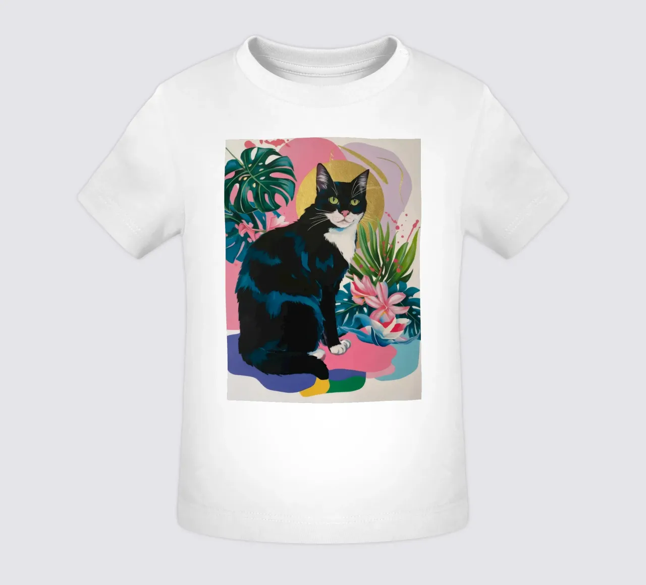 Maestà felina maglietta neonato da Ebony Carpenter