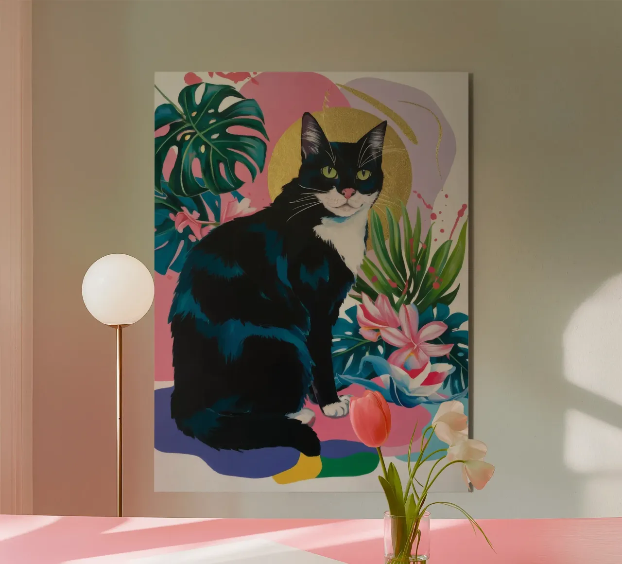 Maestà felina alluminio dibond da Ebony Carpenter