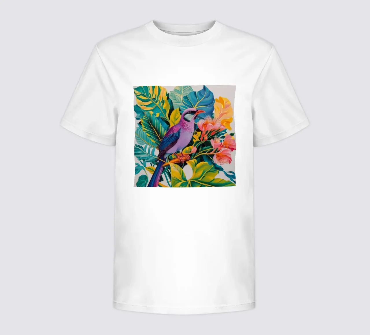 Exotisches Vogelparadies Kinder T-Shirt von Ebony Carpenter