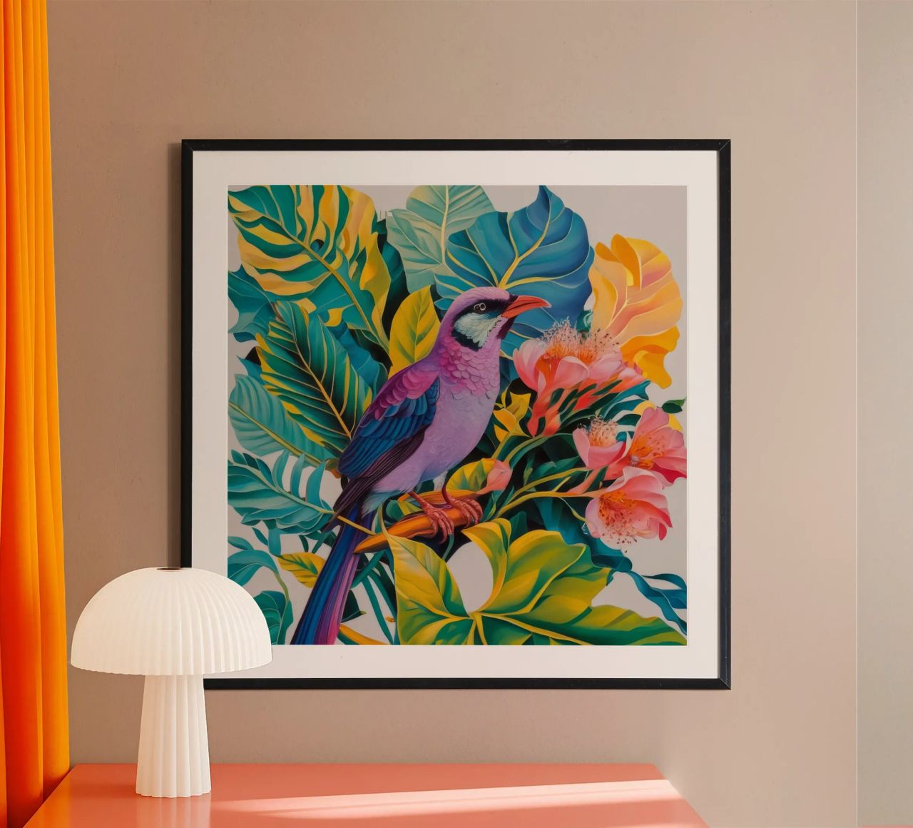 Exotic Bird Paradise poster by Ebony Carpenter