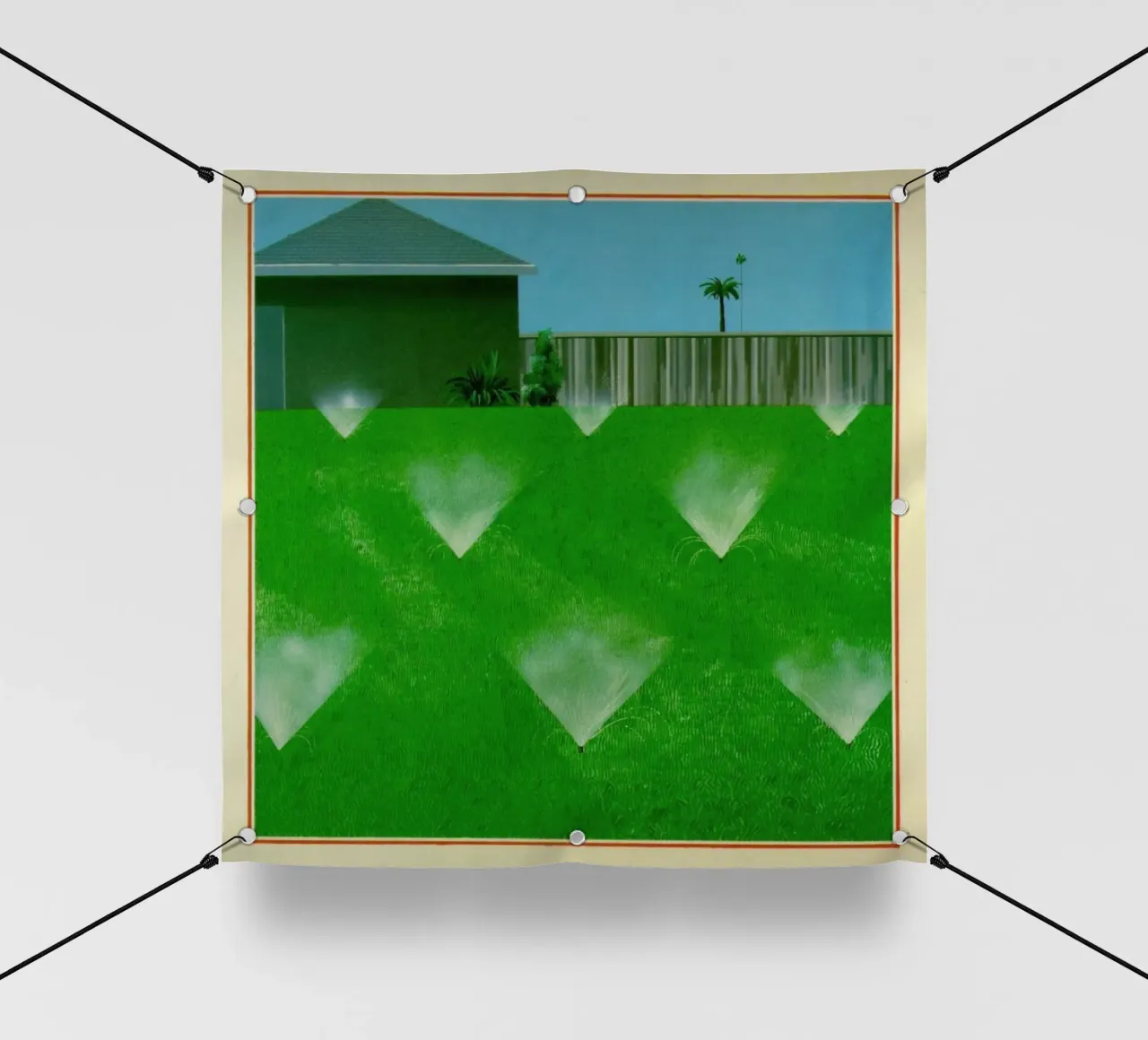 lawn sprinkled pvc cover by khanrosie