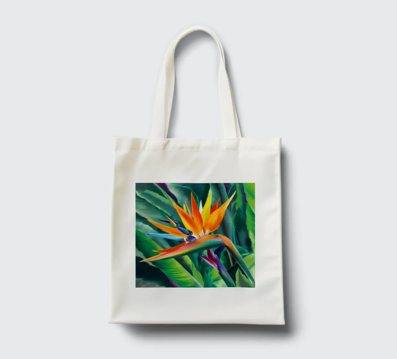 Paradijsvogel jute draagtas van Ebony Carpenter