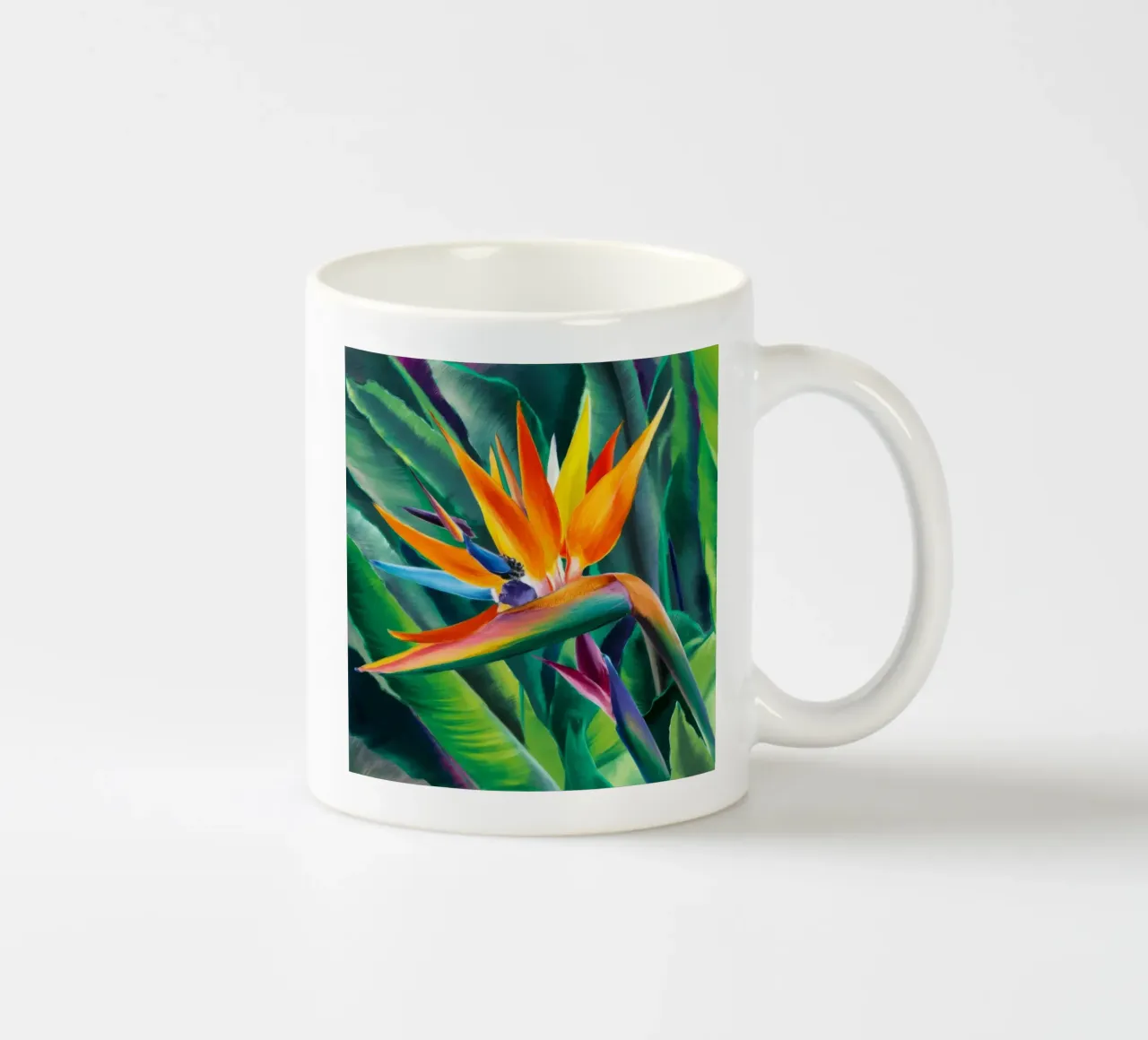 Uccello del Paradiso tazza in ceramica da Ebony Carpenter