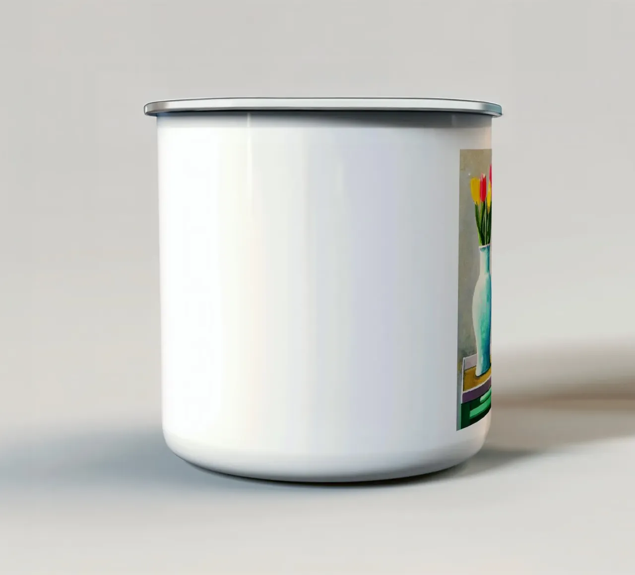 da I miei genitori 1977 tazza in smalto da khanrosie