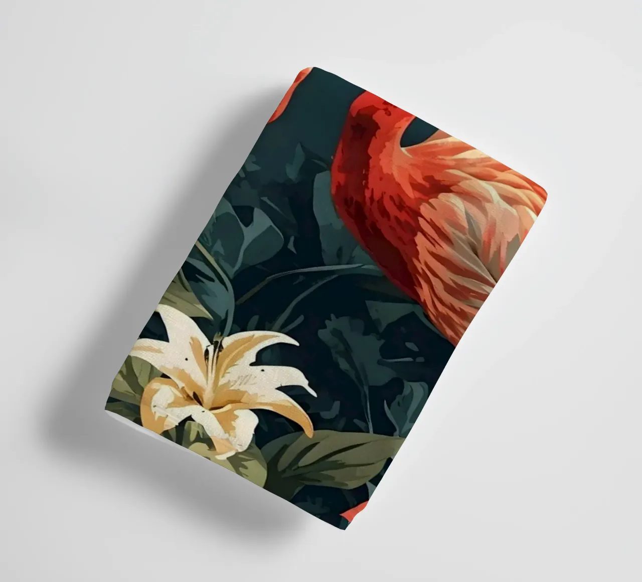 Flamingo vintage Portrait asciugamano da bagno da Vintage Travel Art