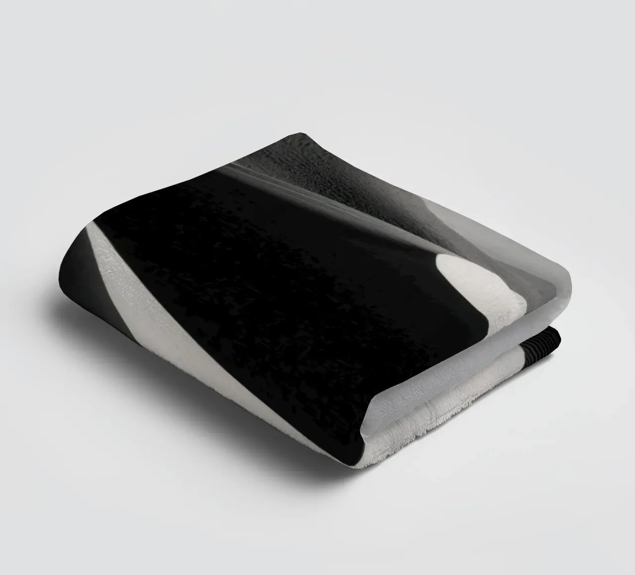 Paesaggio di dune di sabbia in bianco e nero asciugamano da bagno da Indigo Tides Art