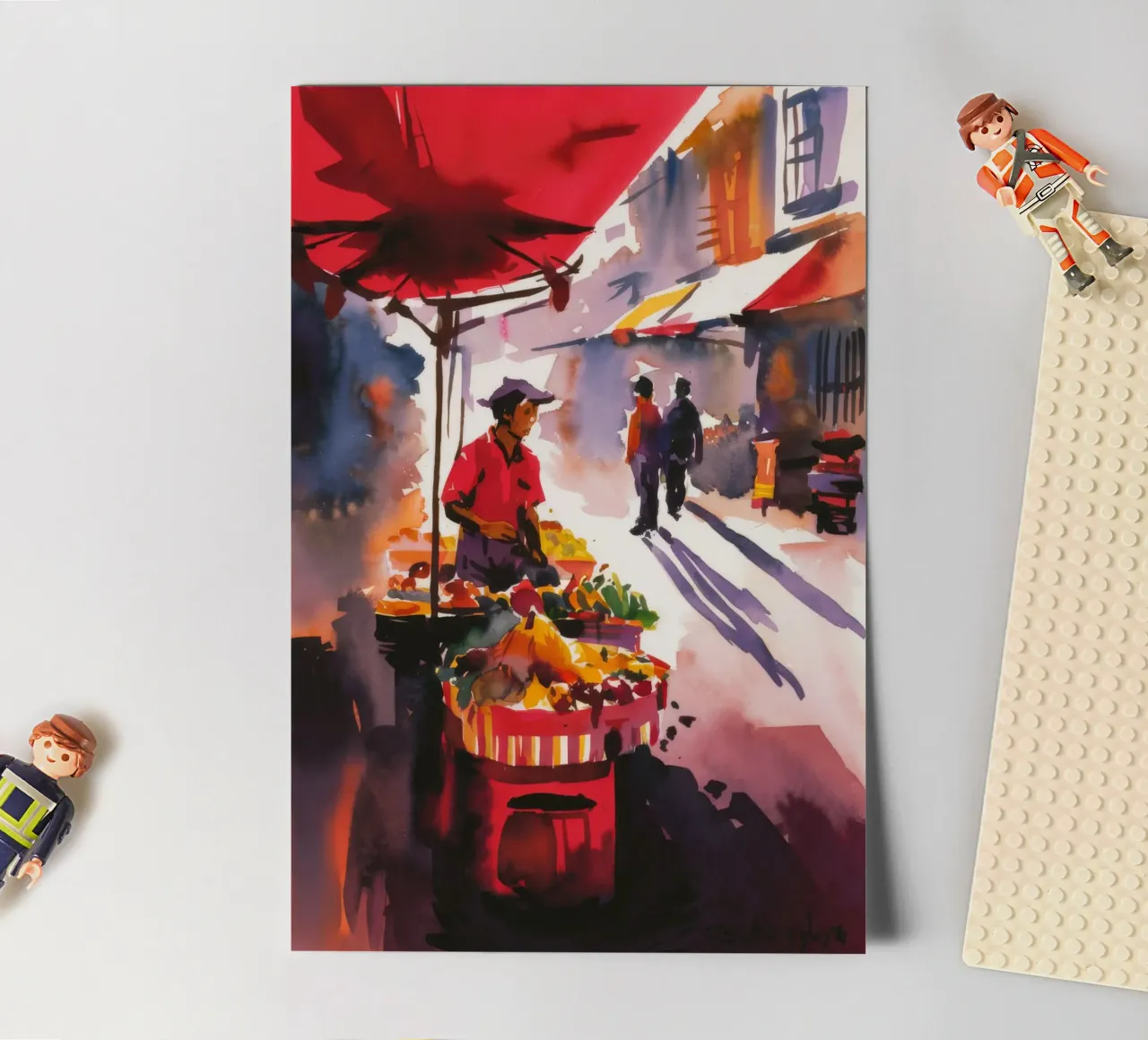 Market Street Vibrance sticker sheet by Ebony Carpenter