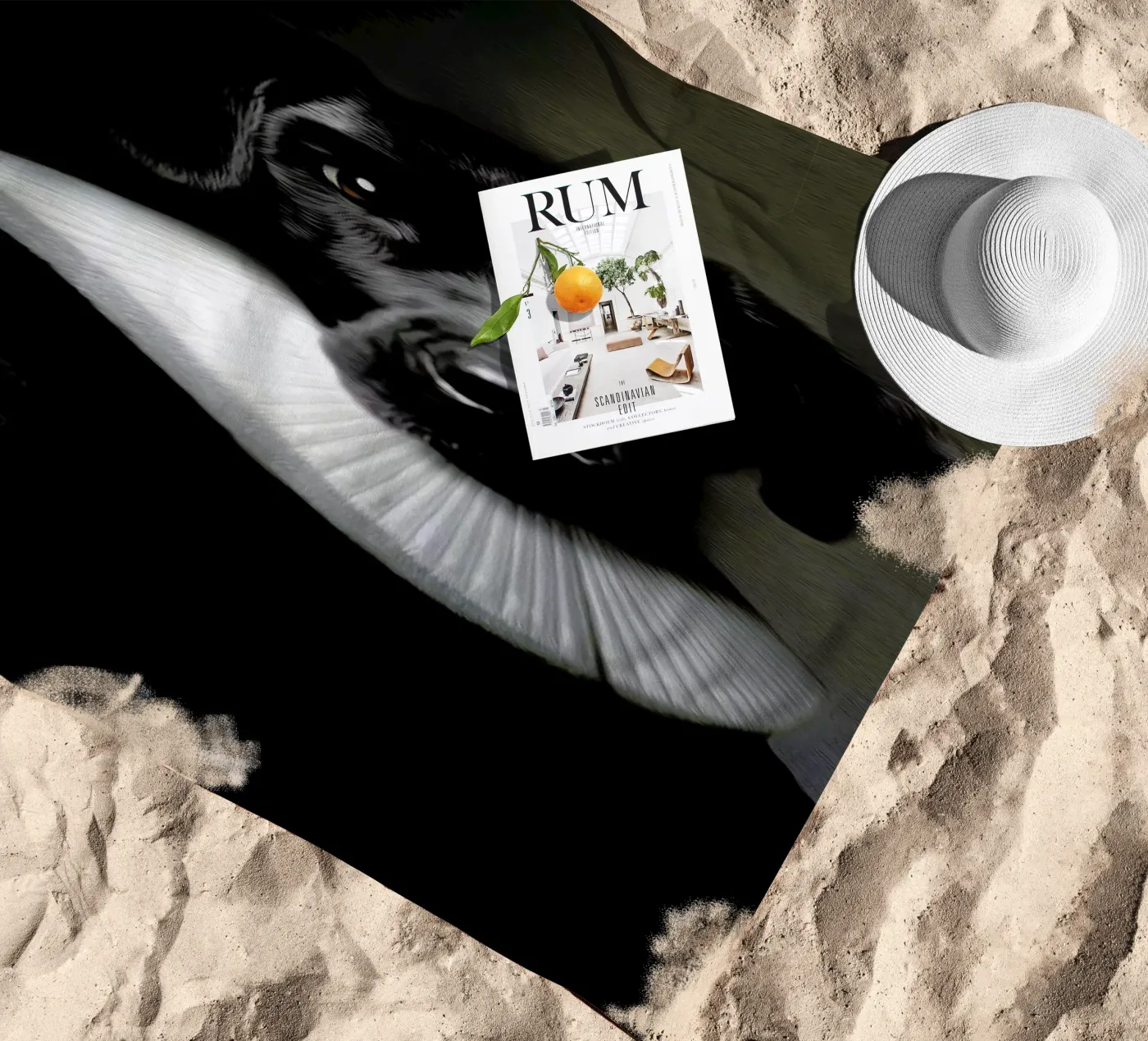 Samuel strandhanddoek van Tein Lucasson