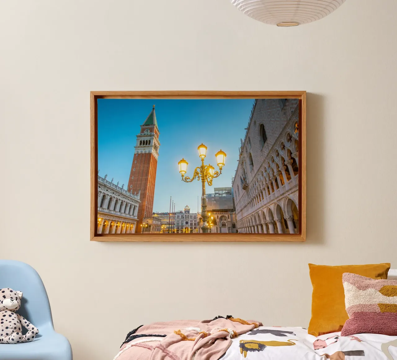Venezia di velluto tela con Cornice a cassetta da PhotoVibe Decor