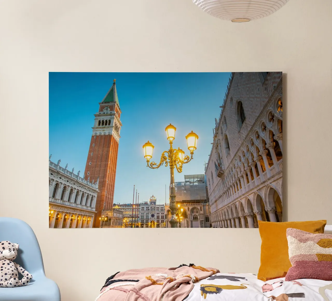 Venezia di velluto tela con Cornice a cassetta da PhotoVibe Decor