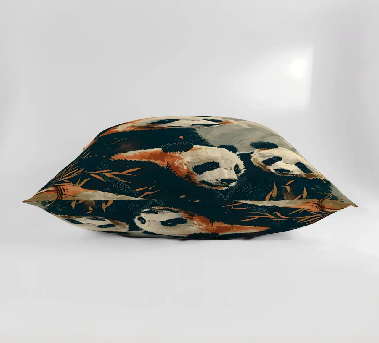 Panda Vintage Kunst cuscino da Vintage Travel Art