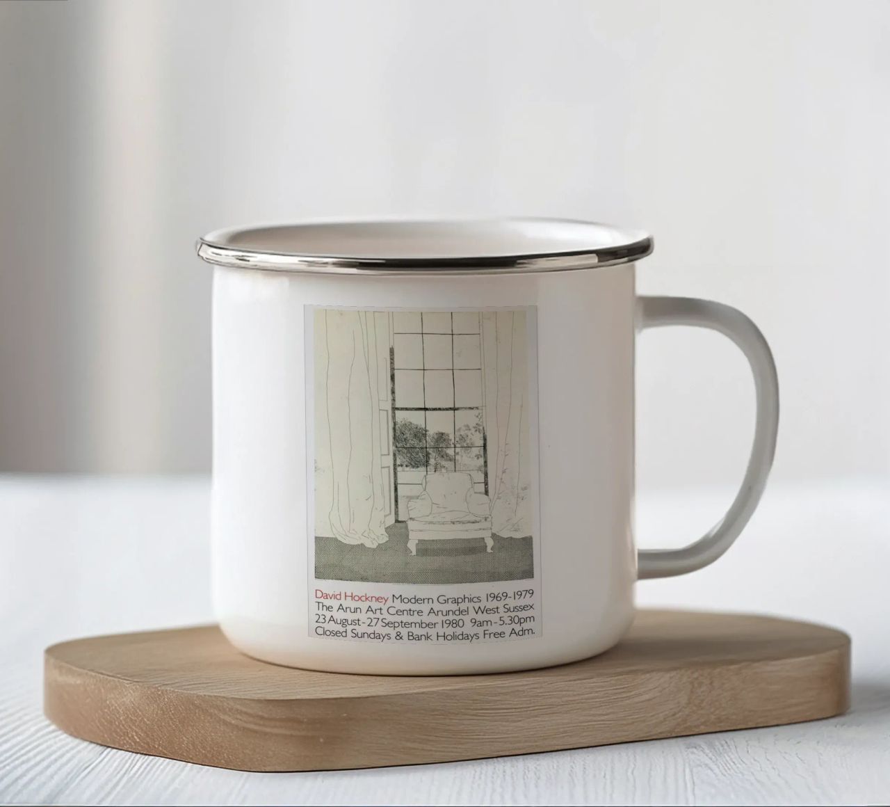 Finestre francesi Arun Art Centre 1980 tazza in smalto da khanrosie