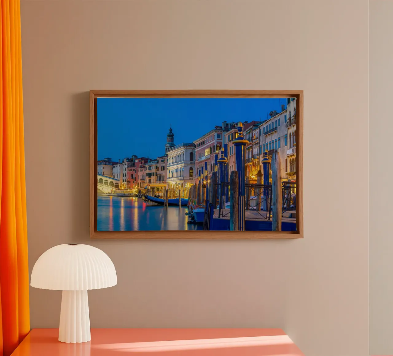 Venezia di velluto tela con Cornice a cassetta da PhotoVibe Decor