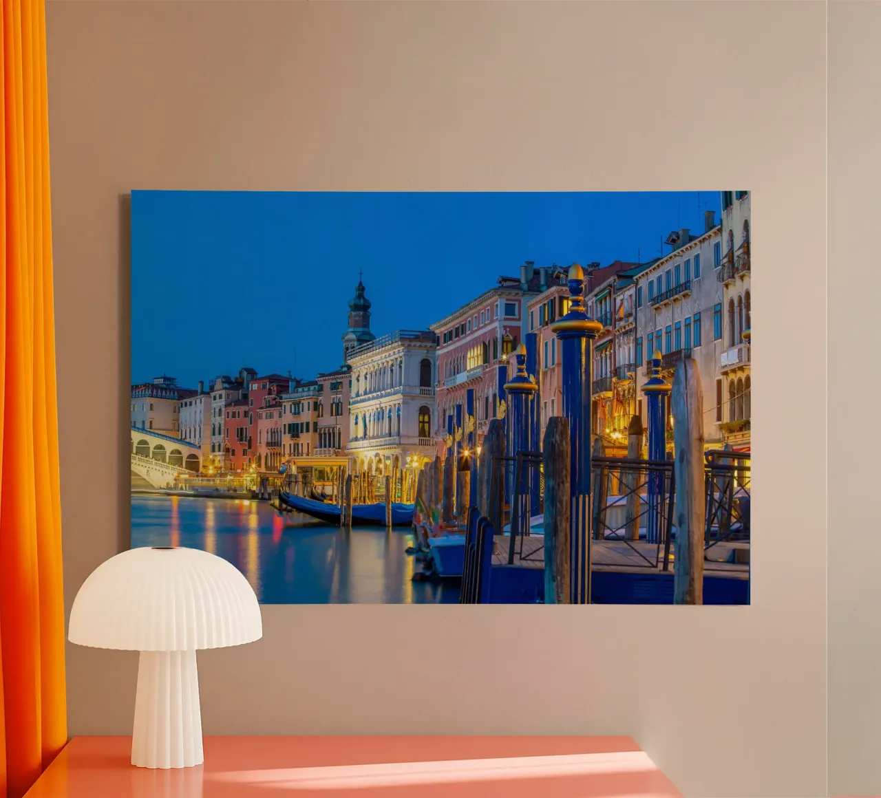 Venezia di velluto tela con Cornice a cassetta da PhotoVibe Decor