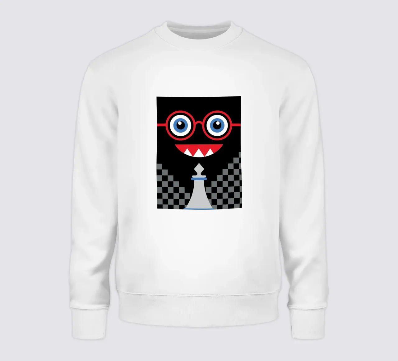 Emoticon e scacchi felpa da LOOK DIFFERENT