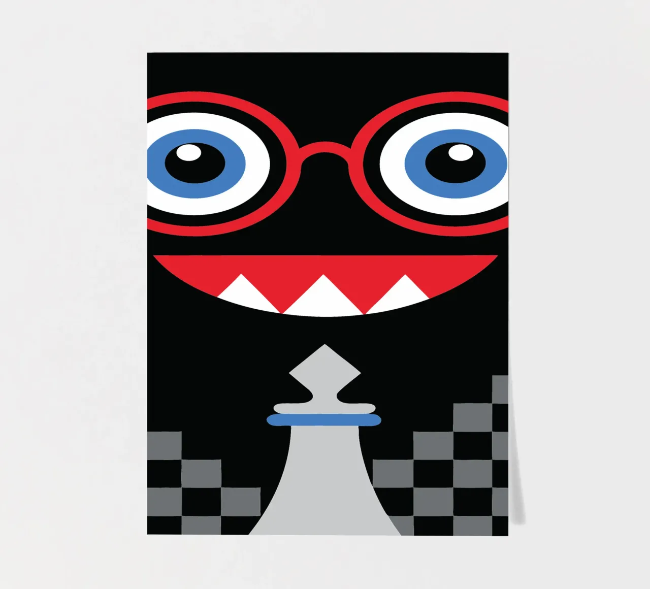Emoticon e scacchi foglio adesivo da LOOK DIFFERENT