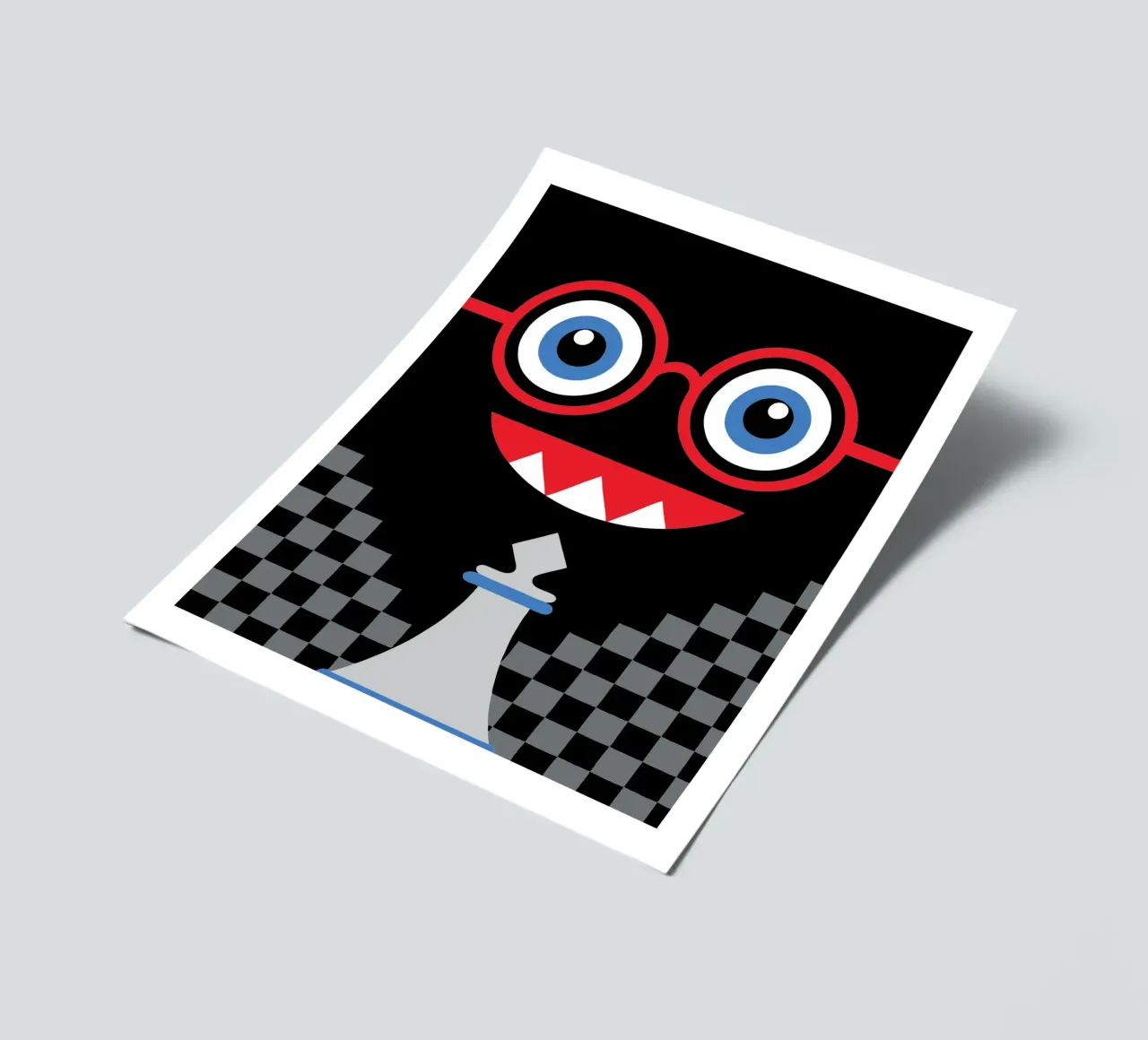 Emoticon e scacchi foglio adesivo da LOOK DIFFERENT