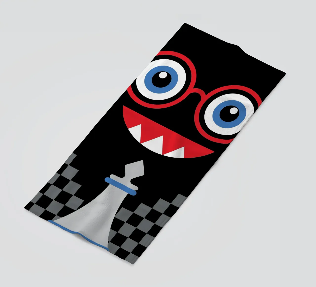 Emoticon e scacchi telo mare da LOOK DIFFERENT