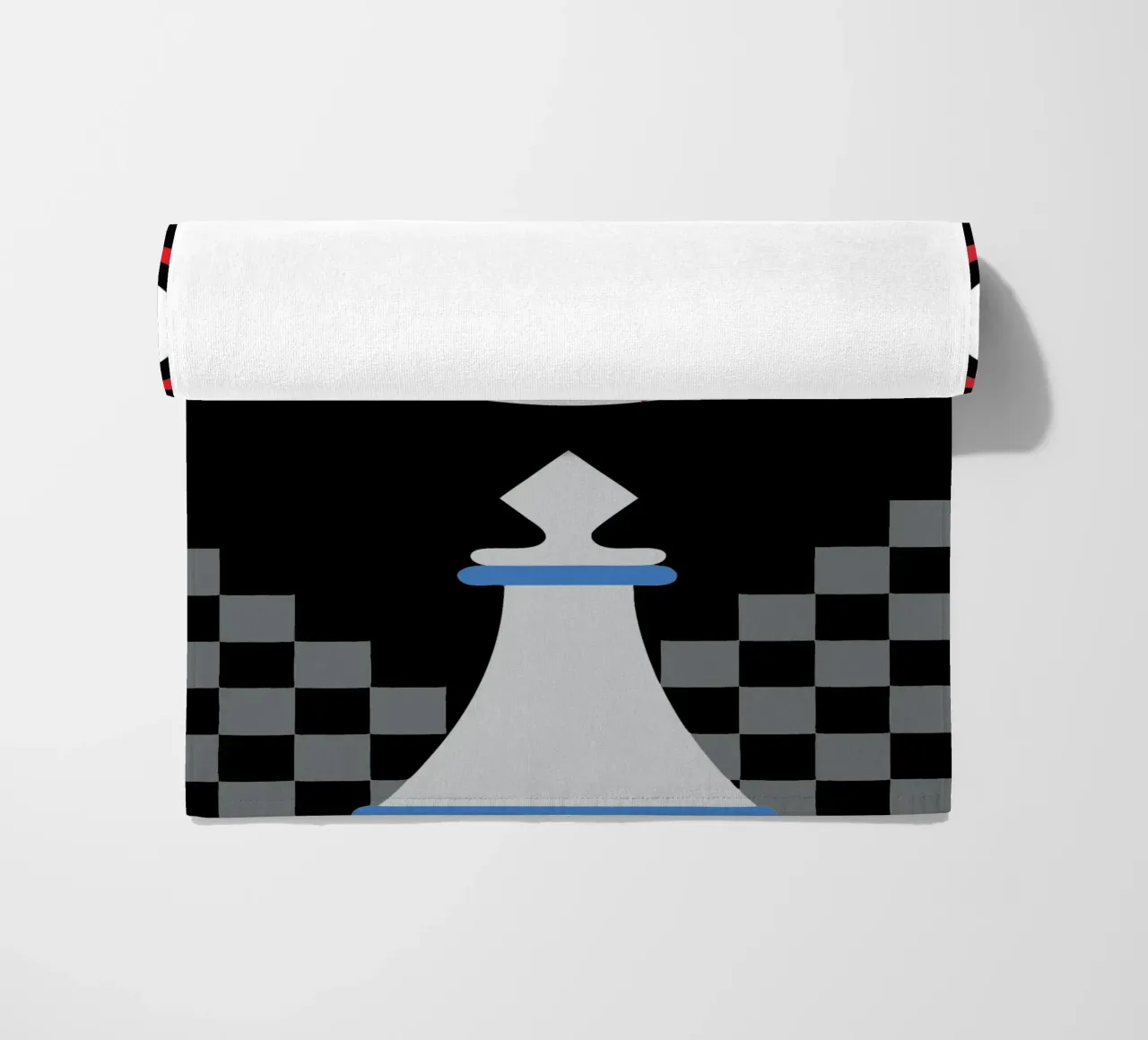 Emoticon e scacchi telo mare da LOOK DIFFERENT