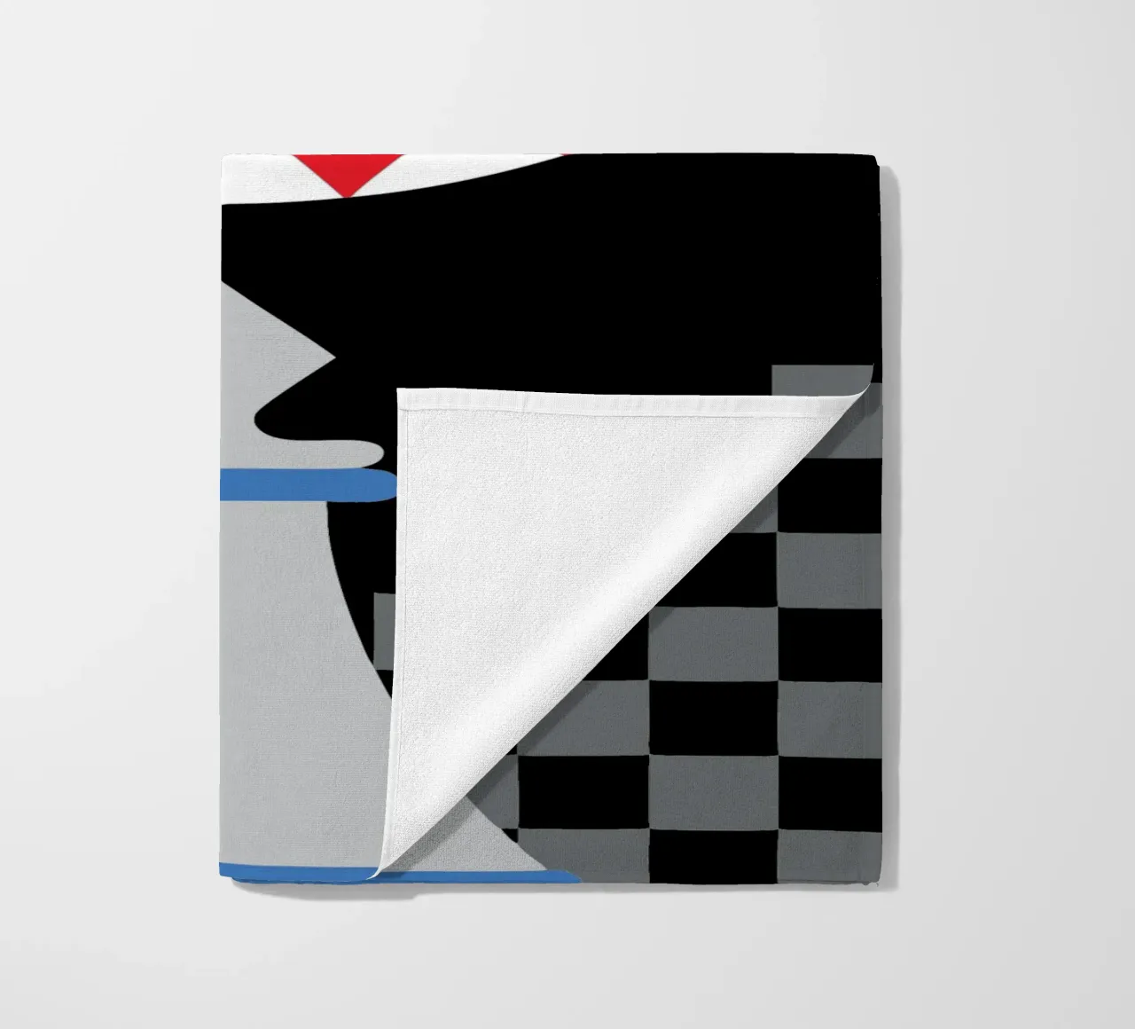 Emoticon e scacchi telo mare da LOOK DIFFERENT