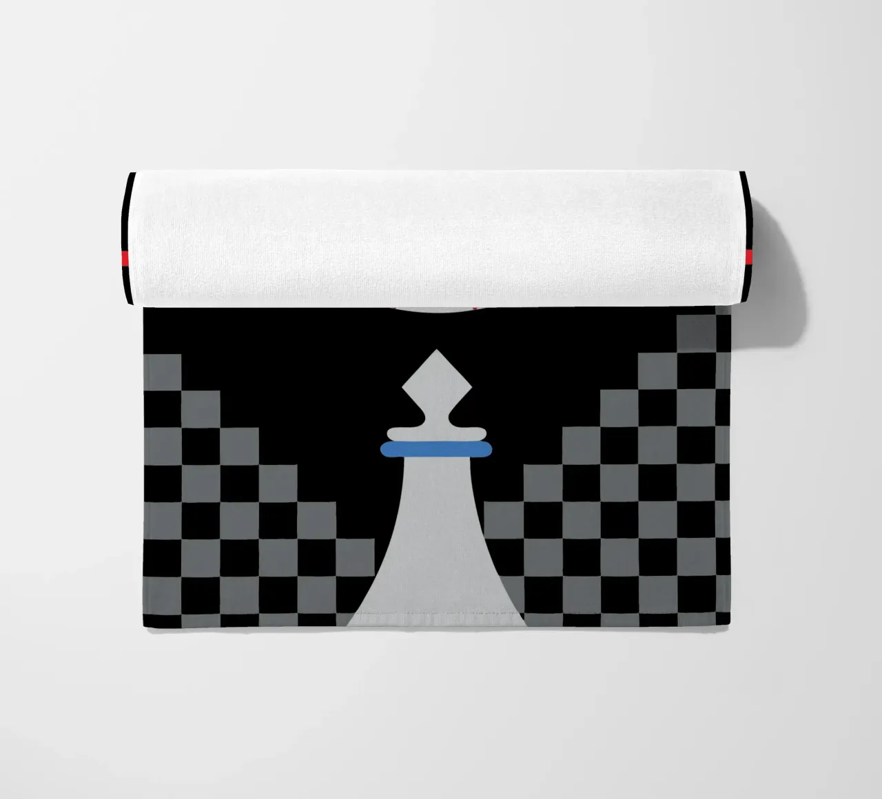 Emoticon e scacchi telo mare da LOOK DIFFERENT