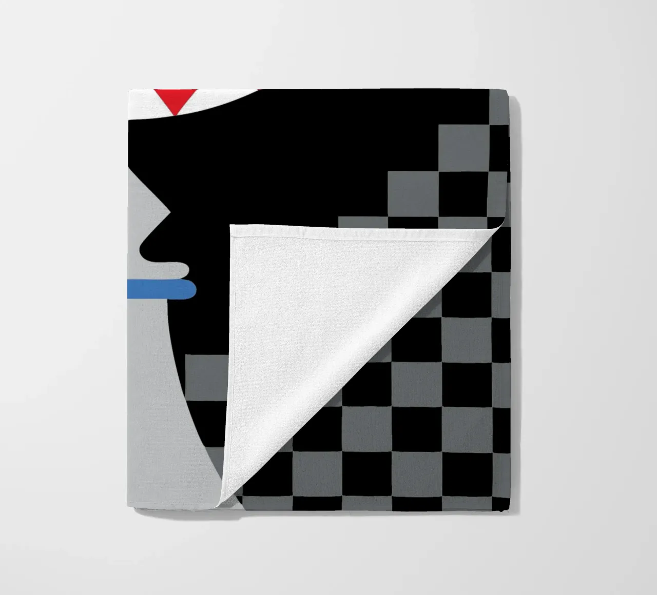 Emoticon e scacchi telo mare da LOOK DIFFERENT