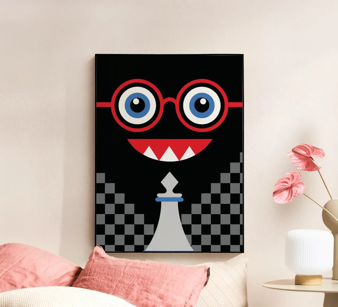 Emoticon e scacchi plexiglass da LOOK DIFFERENT