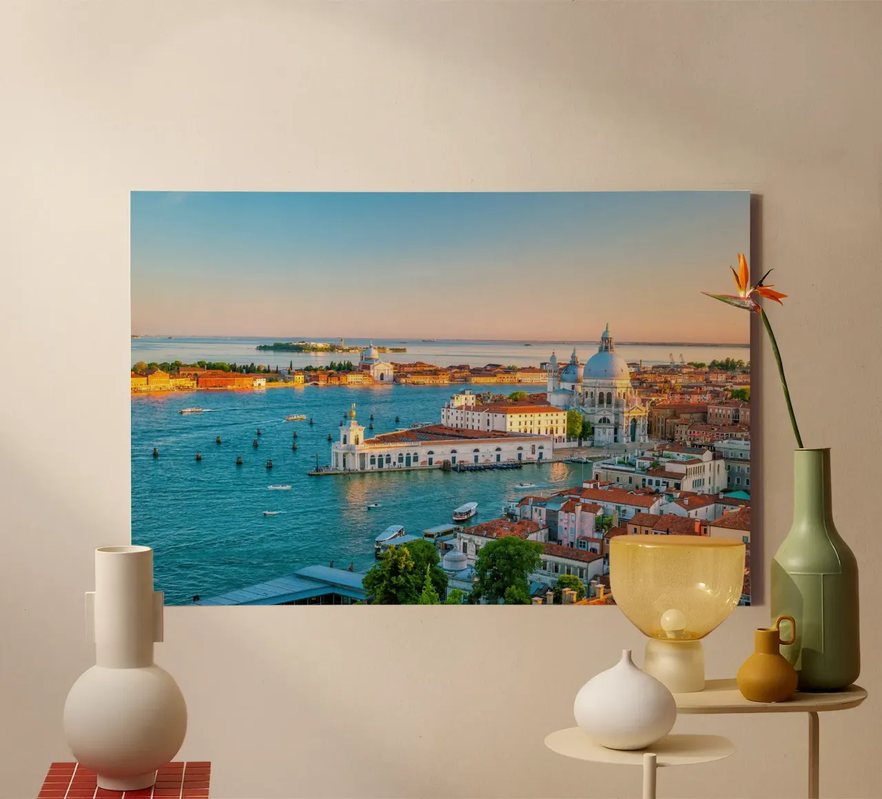 Venezia di velluto tela con Cornice a cassetta da PhotoVibe Decor