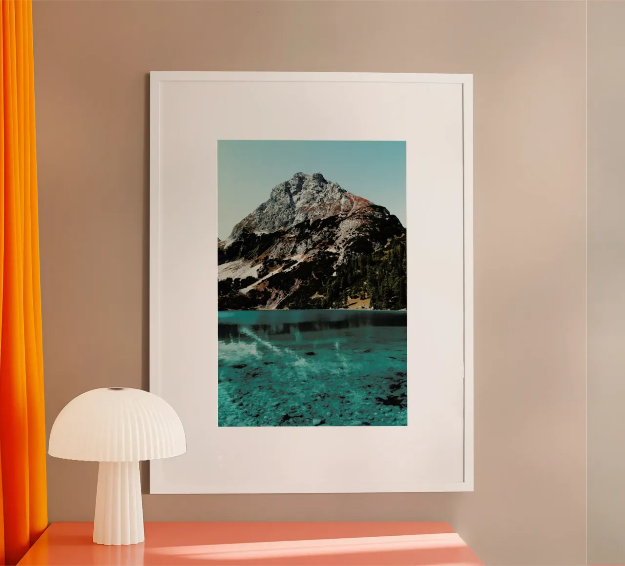 Mountain Lake - Edition 12 Hahnemühle von Sebastian Hilgetag