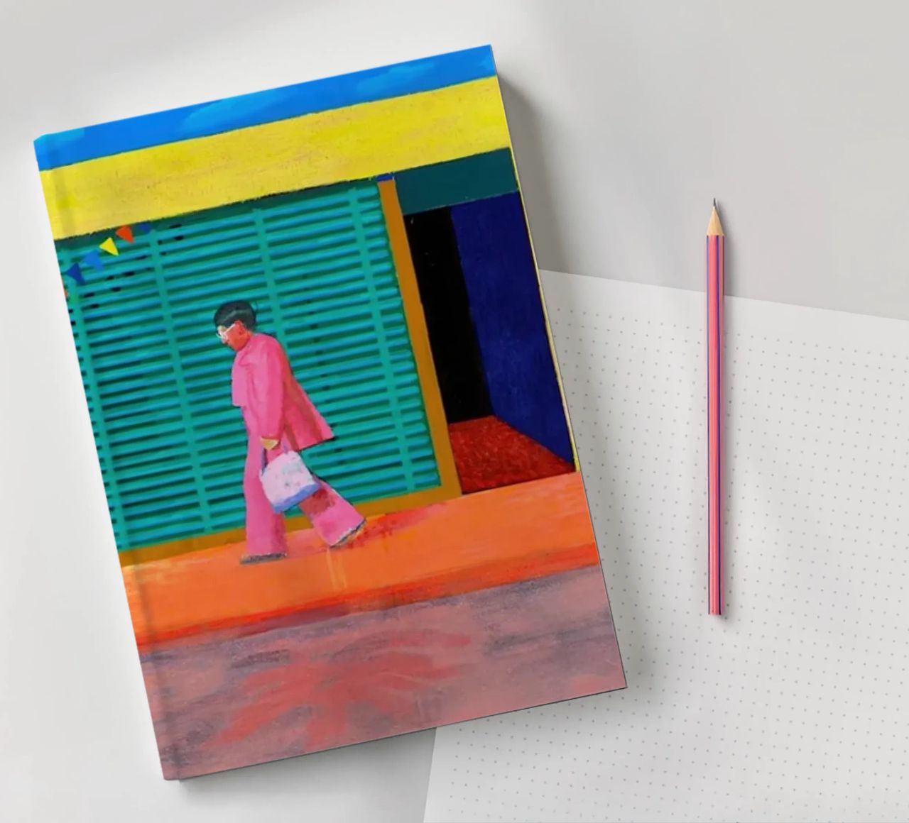 Giant at the Art Gallery of Ontario steals notebook by khanrosie