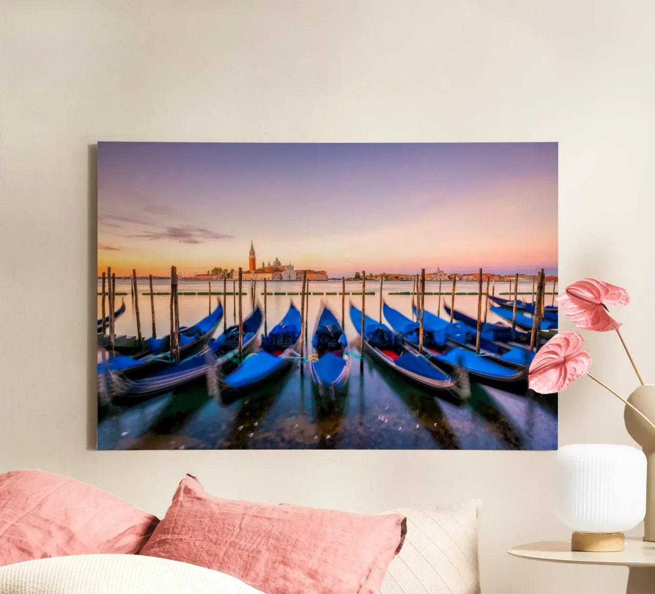 Venezia di velluto tela con Cornice a cassetta da PhotoVibe Decor