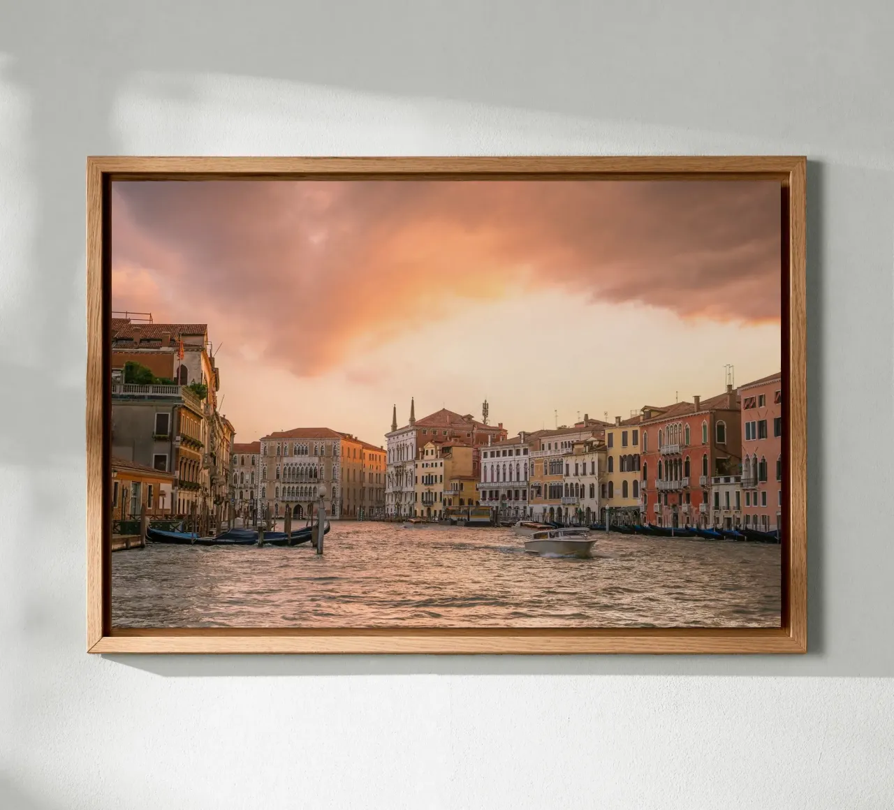 Venezia di velluto tela con Cornice a cassetta da PhotoVibe Decor