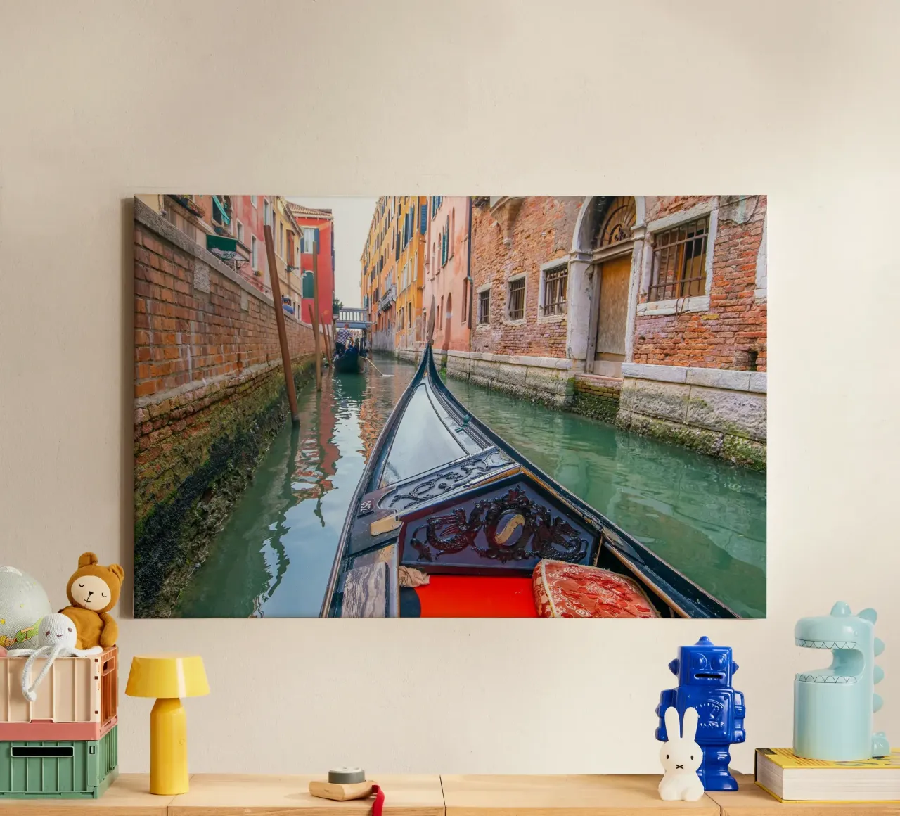 Venezia di velluto tela con Cornice a cassetta da PhotoVibe Decor