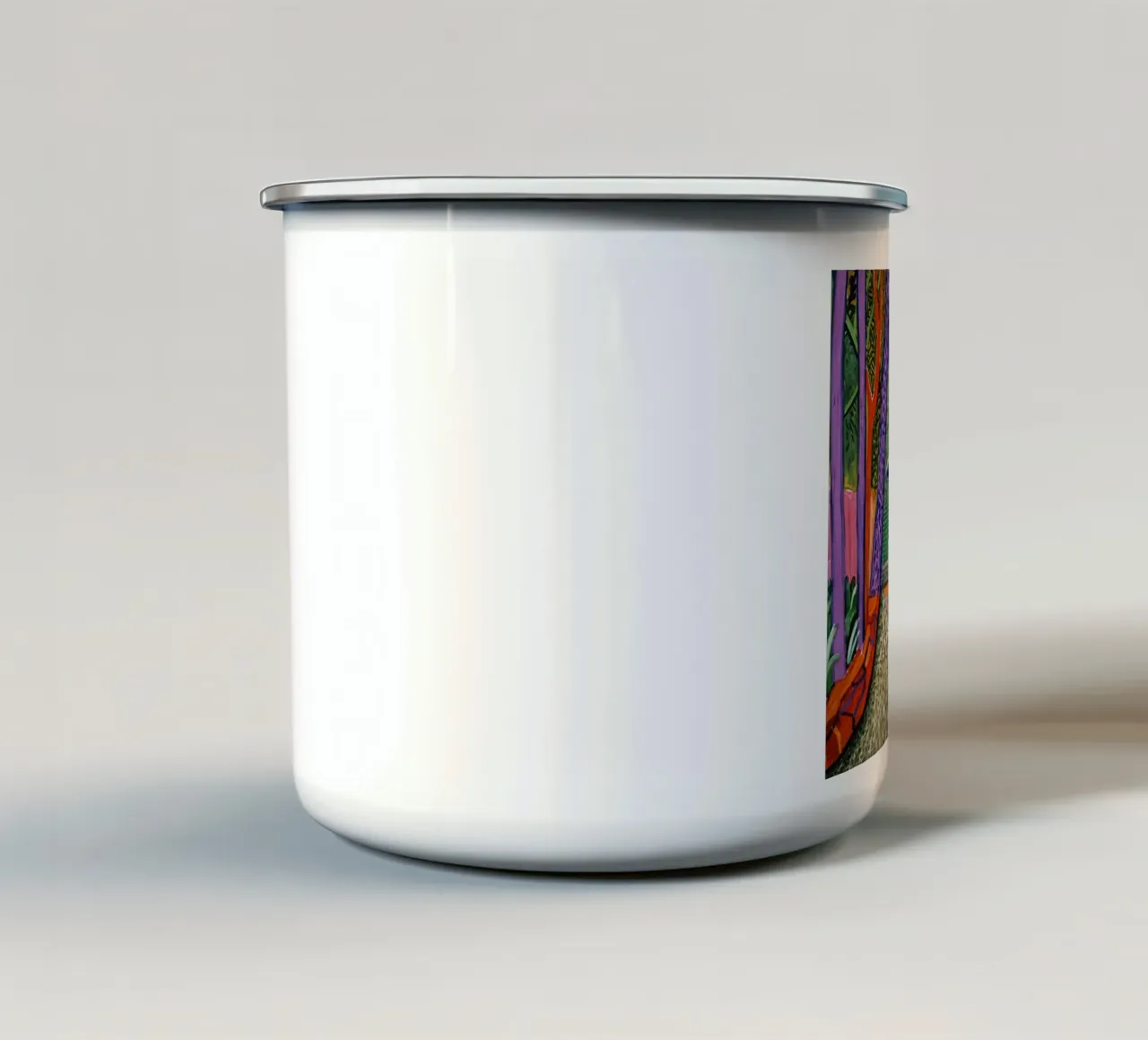 Guest House Garden II , 2001 tazza in smalto da khanrosie