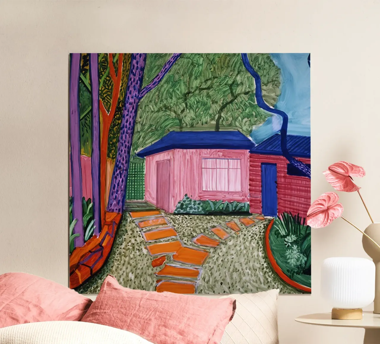 Guest House Garden II , 2001 poster con telaio in plastica da khanrosie