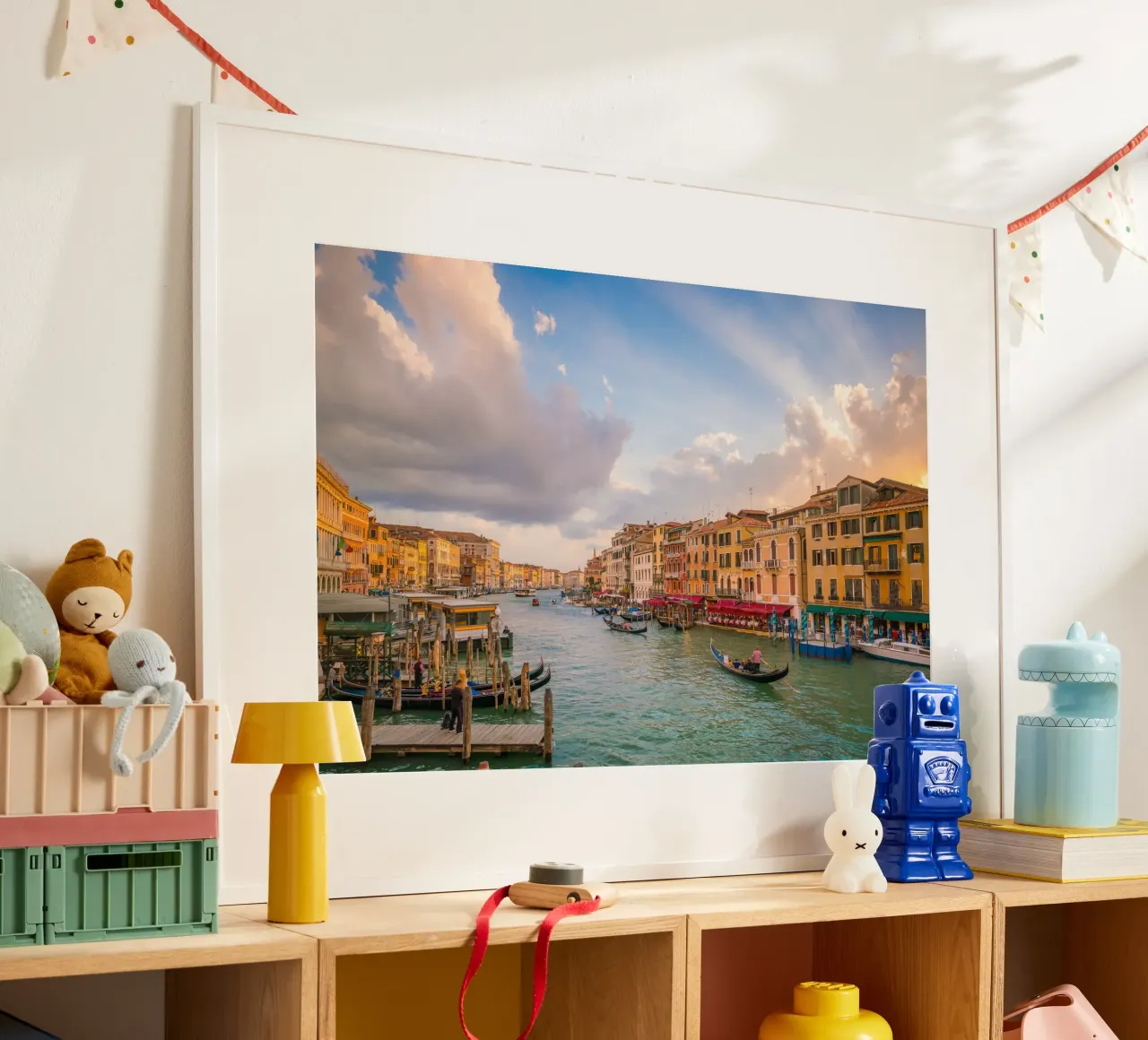 Venezia di velluto poster con telaio in plastica da PhotoVibe Decor